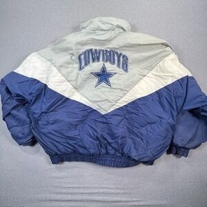 Vintage Dallas Cowboys Jacket Adult Size XLarge Quilted Locker Line 90s